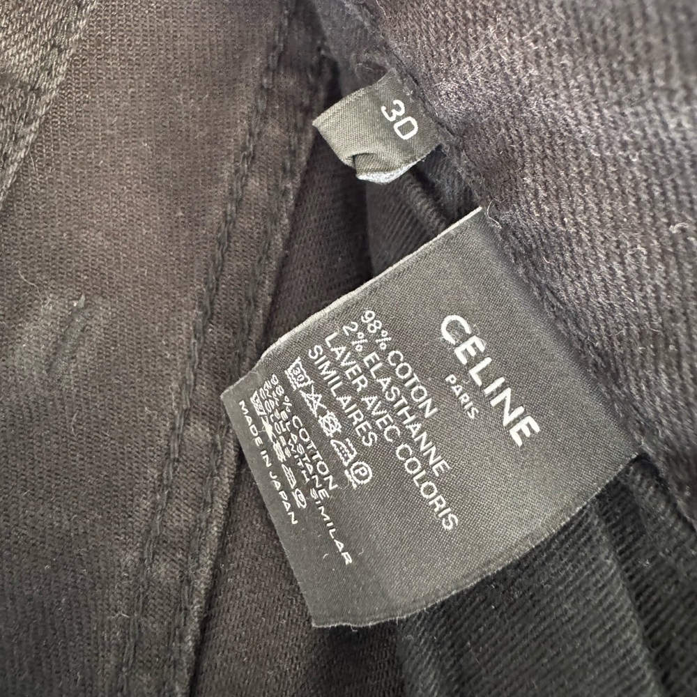 Celine black jeans pants